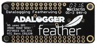 2922 Adafruit , FeatherWing Datalogger Real Time Clock (RTC) Add On Board for Feather Development Board