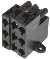 9303051530 Wieland ST18 Series Distribution Block, 5-Pole, Male to Female, 5-Way, 16A, IP20