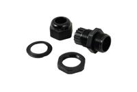 cg-m20-5-9mm-05 HellermannTyton Connectivity CG Series Black Cable Gland Kit, M20 Thread, 5mm min., 9mm max.