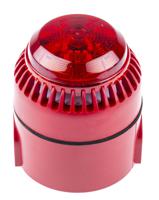 8210112full-0028x Eaton Red Sounder Beacon, 9 → 28 V dc, IP54, IP65, Panel Mount, 101dB at 1 Metre