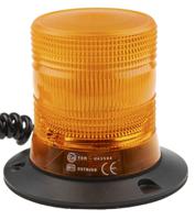 907-5993 RS PRO Amber Flashing Beacon, 10 → 100 V dc, Magnetic Mount, LED Bulb, IP56