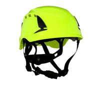 7100175537 3M X5000 Green Helmet with Chin Strap, AdjustableVentilated