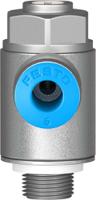 grla-18-qs-6-mf-d Festo GRLA Series Tube Exhaust Valve, 6mm Tube Inlet Port x G 1/8 Outlet Port, 537075