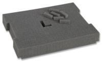 6000003672 BS SYSTEMS  Medium Density Rectangular Foam Insert, For Use With L-BOXX 102, L-BOXX 102 Lid Transparent