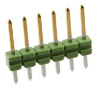 825433-6 TE Connectivity AMPMODU MOD II Series Straight Through Hole Pin Header, 6 Contact(s), 2.54 mm Pitch, 1 Row, Unshrouded