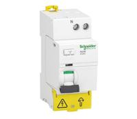 a9r67663 Schneider Electric Acti9 iIG40 RCCB, 63A, 1+N Pole, 30mA, Type AC, 220 → 240V ac