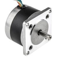 180-5280 RS PRO Hybrid Stepper Motor, 4 V, 1.8°, 56.4 x 56.4mm Frame, 6.35mm Shaft