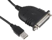 icusb1284d25 StarTech.com USB 2.0 USB A Male to DB25 Female Converter Cable