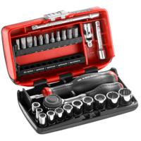 r360nano-u112 Facom 27-Piece Imperial 1/4 in Standard Socket/Bit Set with Ratchet, 12 point