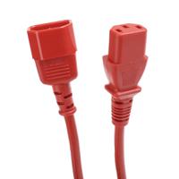 123-0939 RS PRO Straight IEC C13 Socket to Straight IEC C14 Plug Power Cord, 5m