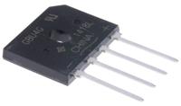 gbu4g-e351 Vishay Bridge Rectifier, 4A, 400V, 4-Pin