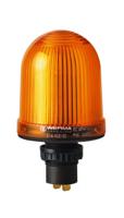 21630000 Werma 216 Series Yellow Continuous lighting Beacon, 48 V, Built-in Mounting, Filament Bulb