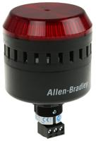 855pc-b24le422 Allen Bradley 855PC Series Red Sounder Beacon, 24 V ac/dc, Panel Mount, 103dB at 1 Metre