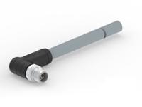 t41512c9l25-020 TE Connectivity Male 5 way Threaded to Unterminated Unterminated Sensor Actuator Cable, 2 m