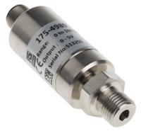 175-4989 RS PRO Pressure Sensor, 0bar Min, 100bar Max, Analogue Output, Relative Reading
