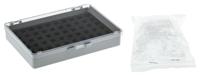 101-6539 RS PRO 60 Cell Grey PS Compartment Box, 30mm x 122mm x 161mm