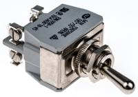 641h APEM Toggle Switch, Panel Mount, On-Off, DPST, Screw Terminal, 400V ac