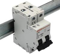 p1mb2pd02 Lovato ModuLo P1MB MCB, 2P, 2A Curve D, 230V AC, 80V DC, 10 kA Breaking Capacity