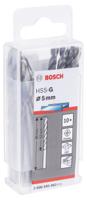 2608595062 Bosch HSS-G Twist Drill Bit, 5mm Diameter, 86 mm Overall