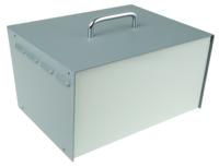 518-0920 Hammond 518 Grey Steel Instrument Case, 197 x 298 x 159mm