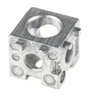 3842549860 Bosch Rexroth S6 Corner Cube Kit, Connecting Component, Strut Profile 20 mm, Groove Size 6mm