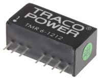 tmr-6-1212 TRACOPOWER TMR 6 DC-DC Converter, 12V dc/ 500mA Output, 9 → 18 V dc Input, 6W, Through Hole, +70°C Max Temp