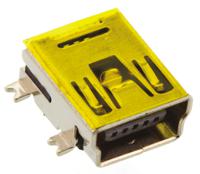65100516121 Wurth Elektronik Right Angle, SMT, Socket Type B USB Connector