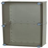 cab-pcq-603017-t-cabinet Fibox CAB PCQ Series Grey Polycarbonate General Purpose Enclosure, IP66, IP67, IK08, Transparent Lid, 600 x 300 x 170mm