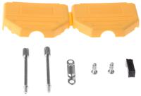 mhdppk25-y-k MH Connectors MHDPPK-SLIM Series Polyamide D Sub Backshell, 25 Way, Strain Relief