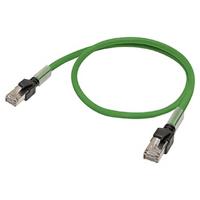 xs6w-5pur8ss100cm-g Omron, 1m Cat5, Green RJ45 to RJ45, None, Terminated