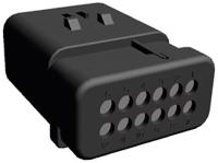 776438-2 TE Connectivity, AMPSEAL 16 Automotive Connector Plug Grey Clip Mount 12 Way