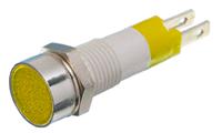 skcd08112 Signal Construct Yellow Panel Mount Indicator, 12 → 14V, 8mm Mounting Hole Size
