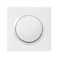 600701 Legrand White Push Button Light Switch, 2 Way, 1 Gang, 6007