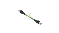 1201088354 MolexBrad Micro-Change, 2m Cat5e, Green RJ45 to Male RJ45 Male, Shielded Shielded, Terminated TPE Sheath