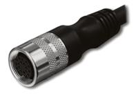 756-3205140-100 WAGO Straight Female 14 way M16 to Unterminated Actuator/Sensor Cable, 10m