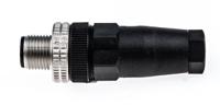 xzcc12mdm50b Telemecanique Sensors Circular Connector, 5 Contacts, Cable Mount, M12 Connector, Plug, Male, IP67, XZCC Series