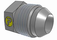 8pnmtxs Parker End Cap 12mm x 24mm