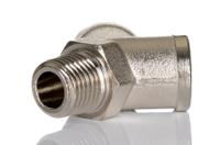 0911-00-13 Legris 0911 Series Y Threaded Adaptor, R 1/4 Male to G 1/4 Female, Threaded Connection Style