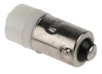 le-ba9s-6w JKL Components White LED Indicator Lamp, 6V ac/dc, BA9s Base, 9.6mm Diameter, 13000mcd