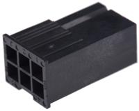 46999-0277 Molex, Mini-Fit Jr Male Connector Housing, 4.2mm Pitch, 6 Way, 2 Row