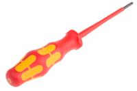 05006170001 Wera Torx Insulated Screwdriver, T10 Tip, 80 mm Blade, VDE/1000V, 161 mm Overall