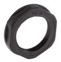53019220 Lapp Black Fibreglass PA Cable Gland Locknut, PG11 Thread, IP68