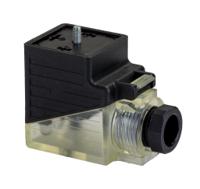1671137 Phoenix Contact SACC-V-3CON-PG9/A-1L-S 3P+E DIN 43650, Female DIN 43650 Solenoid Connector with Indicator Light, 24 V