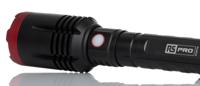 200-6748 RS PRO LED Torch Black, Red - Rechargeable 6000 lm, 266 mm