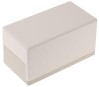 a9031065 OKW Flat-Pack Case H Series White ABS Enclosure, IP40, Grey Lid, 150 x 80 x 80mm