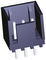 2-644861-3 TE Connectivity MTA-100 Series Straight Through Hole PCB Header, 3 Contact(s), 2.54 mm Pitch, 1 Row, Shrouded