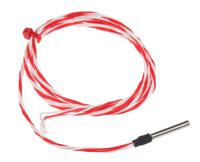 762-1134 RS PRO PT100 RTD Sensor, 3mm Dia, 25mm Long, 4 Wire, Probe, Class B +200°C Max