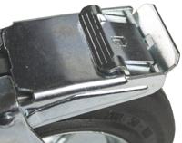 s501873 LAG Braked Swivel Castor Wheel, 230kg Capacity, 200mm Wheel