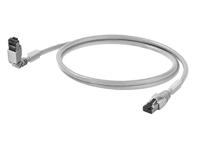 1248280100 Weidmuller, 10m Cat6, Grey RJ45 to Male RJ45 Male, S/FTP Shielded, Terminated LSZH Sheath