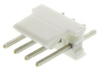 640456-4 TE Connectivity MTA-100 Series Straight Through Hole Pin Header, 4 Contact(s), 2.54 mm Pitch, 1 Row, Unshrouded